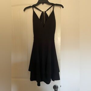 Honey and Rosie Black High Low Dress